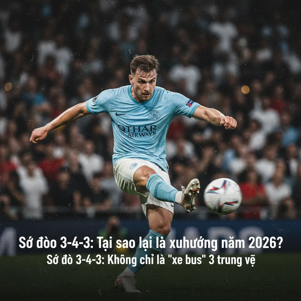 Sơ đồ 3-4-3: Không chỉ là "xe bus" 3 trung vệ
