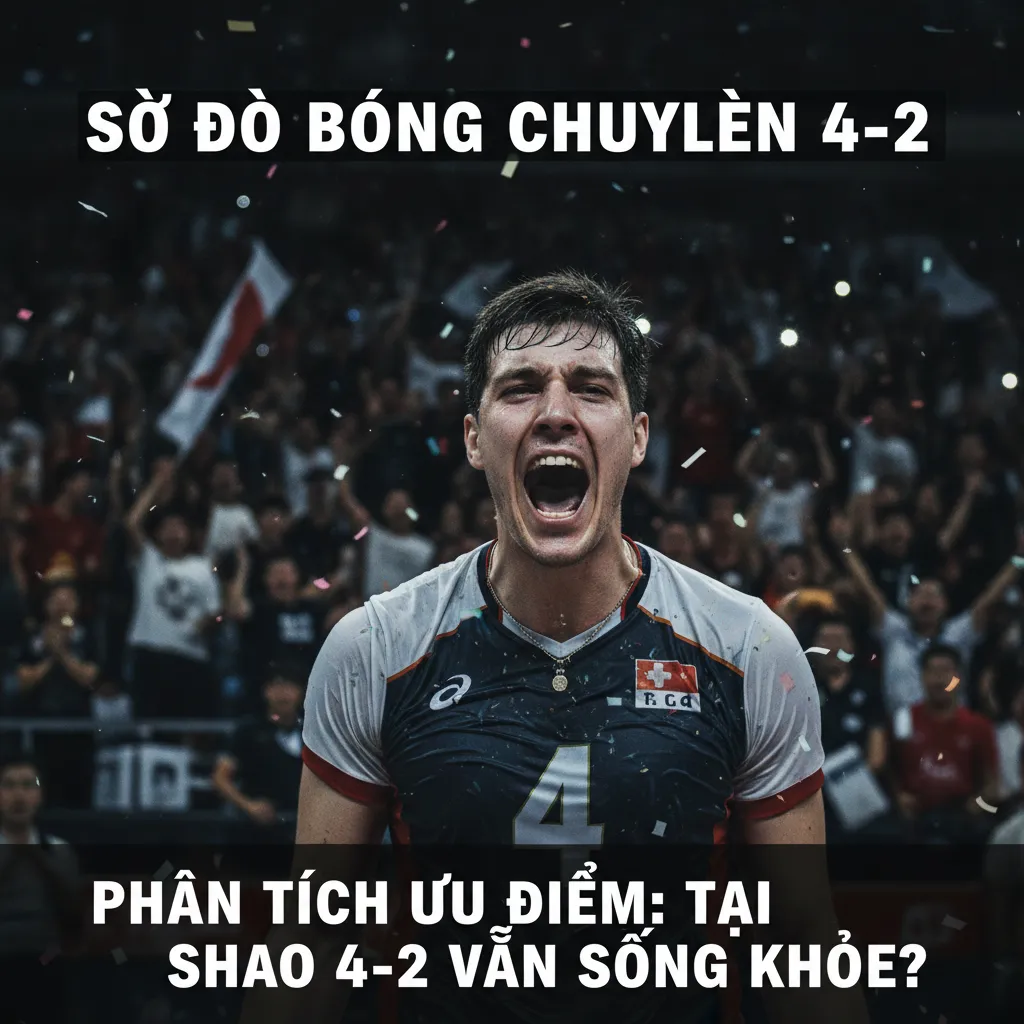 Minh họa chuyền hai hàng sau di chuyển lên chuyền bóng trong sơ đồ 4-2