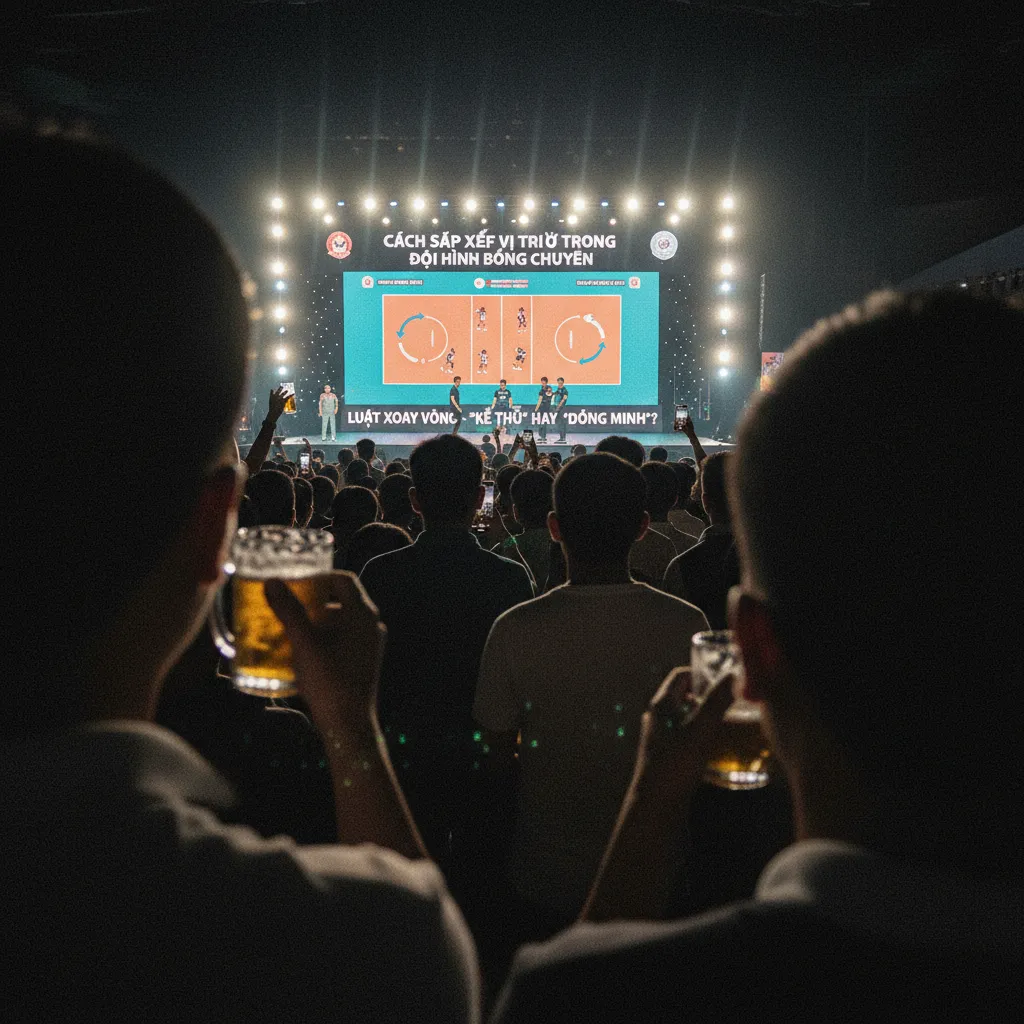 Sơ đồ đội hình 5-1 trong bóng chuyền