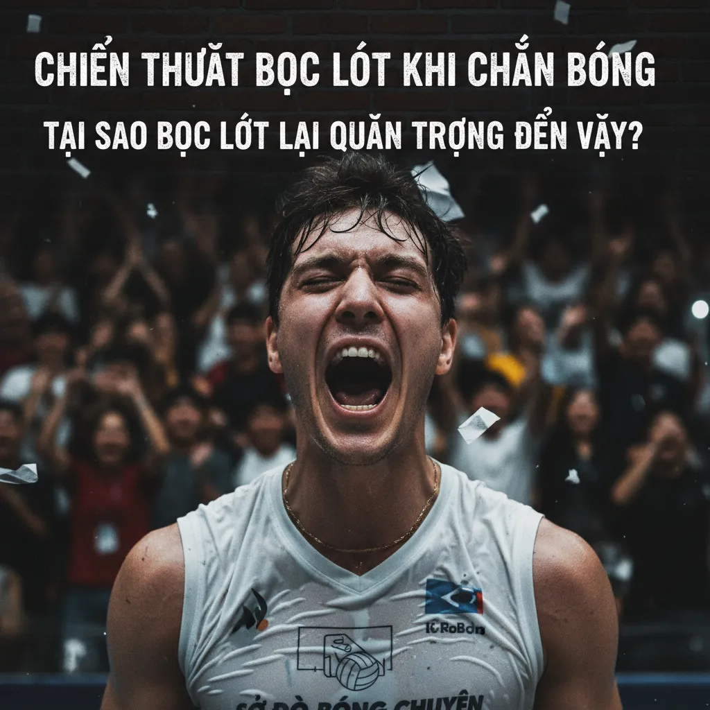 Một pha bọc lót tốt sau hàng chắn trong bóng chuyền.